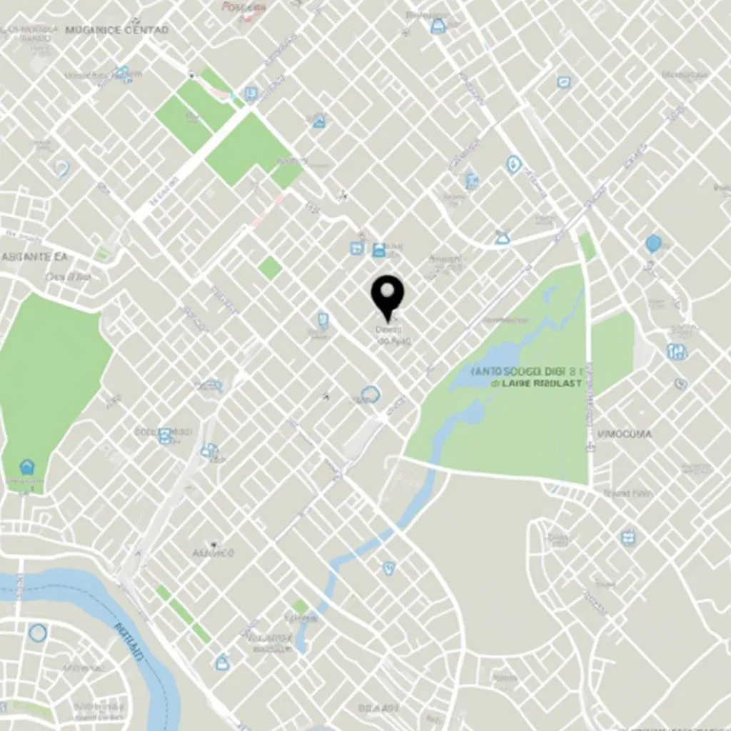 Mapa de ubicación en Bogotá